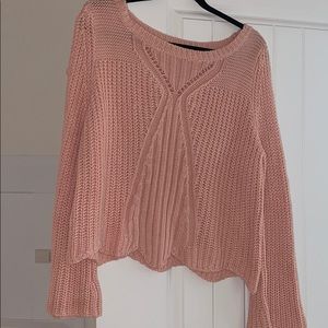 peach aerie sweater